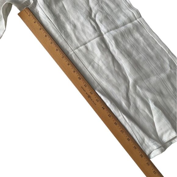 Chaser Ivory Grey Cropped Stripe Wide Leg Jumpsuit Women's Size M NWT - Picture 3 of 16